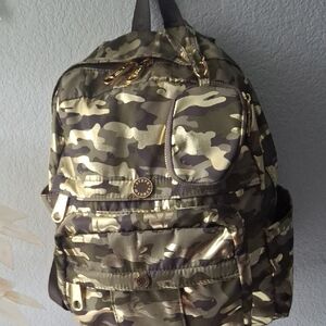 Steve Madden Camouflage Gold Women's Backpack